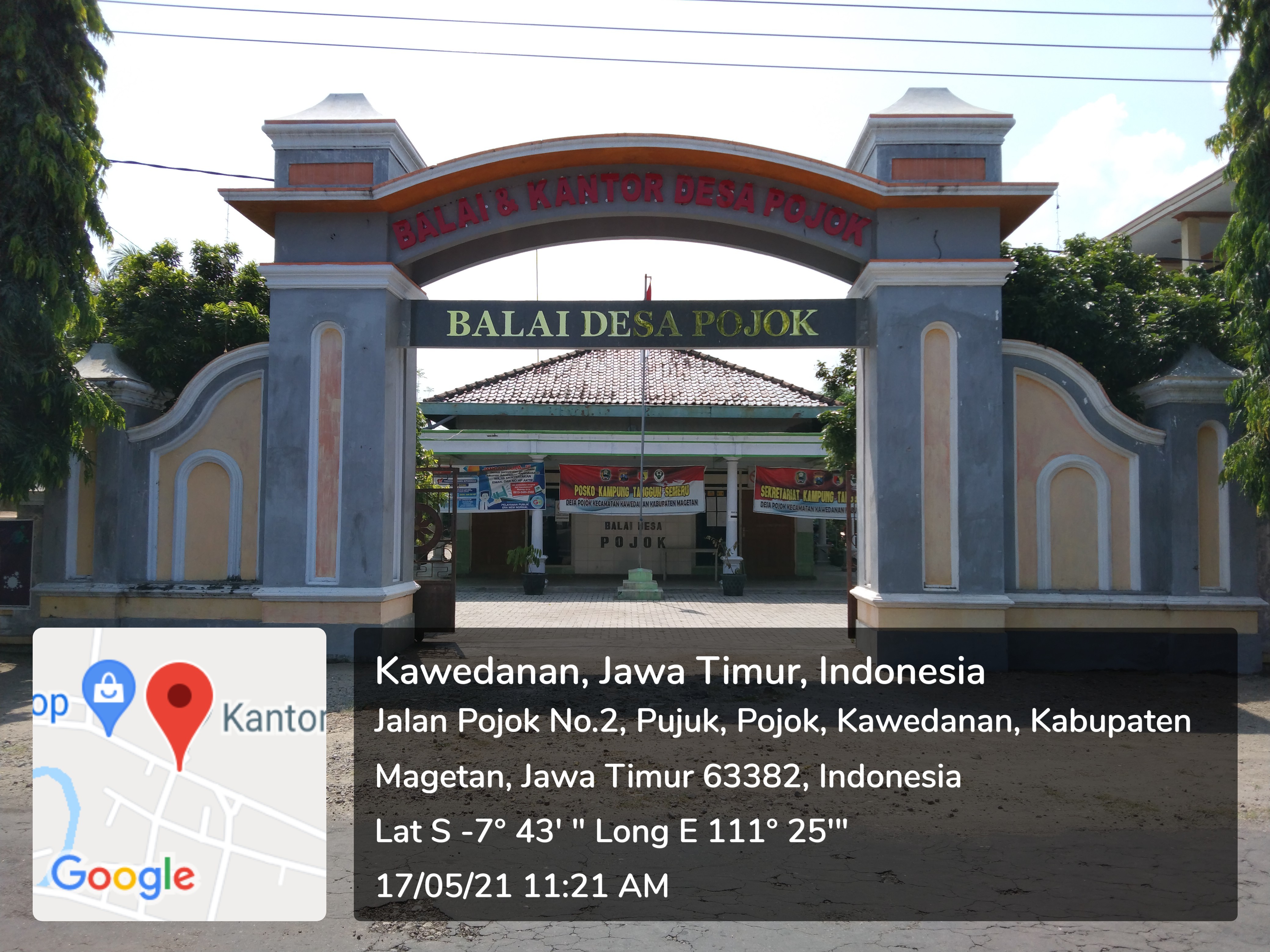 SUSUNAN ORGANISASI PEMERINTAH DESA POJOK